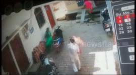 Angry tenant attacks landlady with burning LPG cylinder