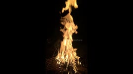 Fire on slow motion
