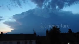 Lightning Storm Tonight AGAIN, looking beautiful in the Sunset. London 27/05/2018