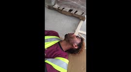 Caught sleeping on the job?