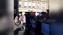 Newsflare Edit - Newcastle protest against US president Donald Trump. https://t.co/H6miXVPLLC