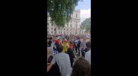 Welsh Lady arguing with a Pro Trump Lady