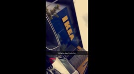 IKEA trip turns into snapchat story of puns