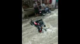 Heavy rain and bikes enjoyed it alot