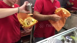 Fries Inside The Burger