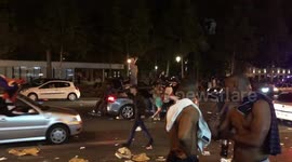World Cup celebrations in central Paris
