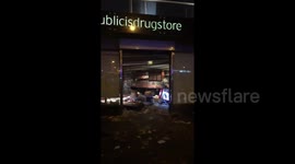 Drugstore looted as World Cup celebrations in Paris descend into riots and violence
