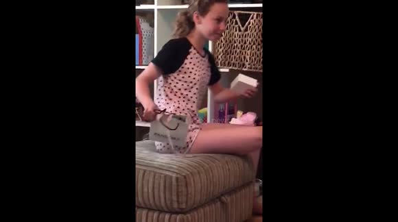 Petite solo hiddencam fisting