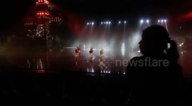 Three kingdoms horse show China