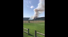@HawkKXLY @kxly4news In Spokane on vacation and got a view from Felts field of the fire. https://t.co/WS9Pz2Mu0B