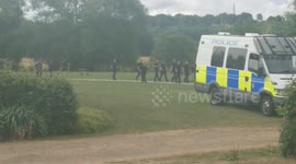 Police begin search of Queen Elizabeth Gardens in Salisbury