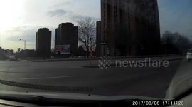 car driving backwards