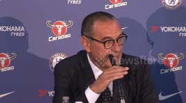 'I'm very happy to be here' says Sarri at Chelsea unveiling