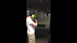 Guy couldn’t handle the gun