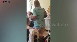 Britain's oldest women took to the dance floor for a boogie