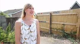 Woman who spots vile graffiti on her fence invites kids to write positive messages