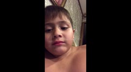 Kid singing
