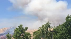 Brush fire breaks out in northern California county
