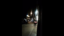 Danforth tonight in between the shootings.