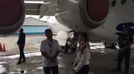 Customs officials seize 80-seater plane over alleged tax fraud