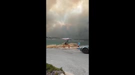 Fire in Rafina