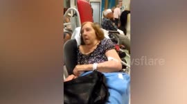 Shocking video shows 76-year-old gran forced to sleep on chairs pushed together in crammed A&E
