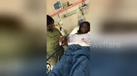 Black girl wakes up from surgery and thinks she's white