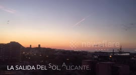 Beautiful Sunrise Alicante Time-lapse