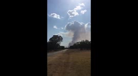 Grass fire at Inks Lake. https://t.co/mwC5hqUvyl