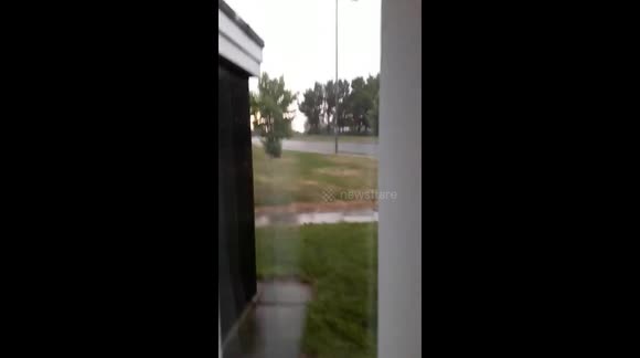 thunder storms  in england