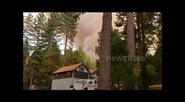 My Last Video as I evacuated Wednesday Cranston Fire in Idyllwild,Ca