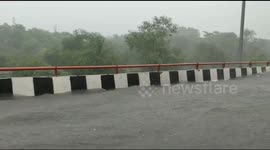 Water logging on overbridge
