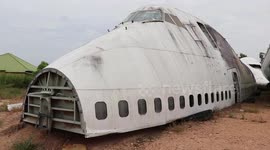 Boeing 747 belonging to 'Orange Air' from Sierra Leone dumped in Thai wasteland