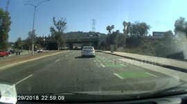 Hit and Run on the 101 toward Los Angeles