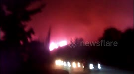 Carr Fire - Escape from Lake Redding Estates Part 1