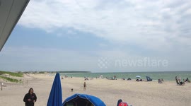 Town beach and North Lighthouse, Block Island RI