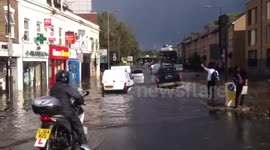 Water flow east London 19/09/14