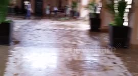 Destroyed Lobby at the Riu Santa Fe