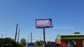 State anti-drunk driving campaign billboard says 