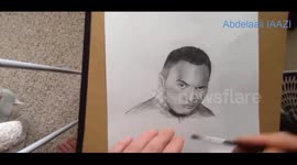 Drawing The Rock Dwayne Johnson