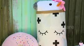 DIY cute storage bag