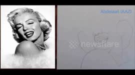Drawing Marilyn Monroe