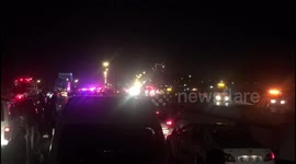 Helicopter landing on N12 by Kraft road