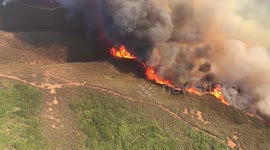 Incredible video provides air tanker’s point of view of Mendocino Complex fires
