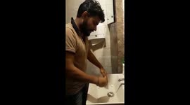 How to use tissues in toilet.