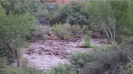 Flash flood in Big Bug Creek. Cordes Lakes,AZ USA
