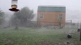 Damaging Downburst Thunderstorm in Cordes Lakes,AZ USA July 30, 2018