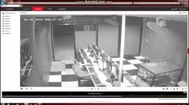 Isang batang lalaki tinaga sa le-eg sa isang computer shop suspek huli sa CCTV panoorin
