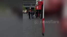 Newsflare Edit - fight in leicester