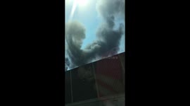 Seconds after explosion in Bologna